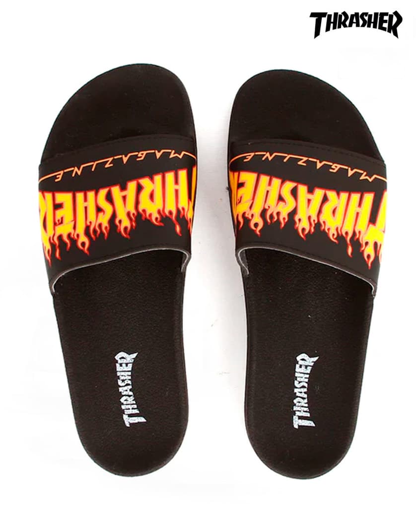Chanclas Thrasher Slide Flame