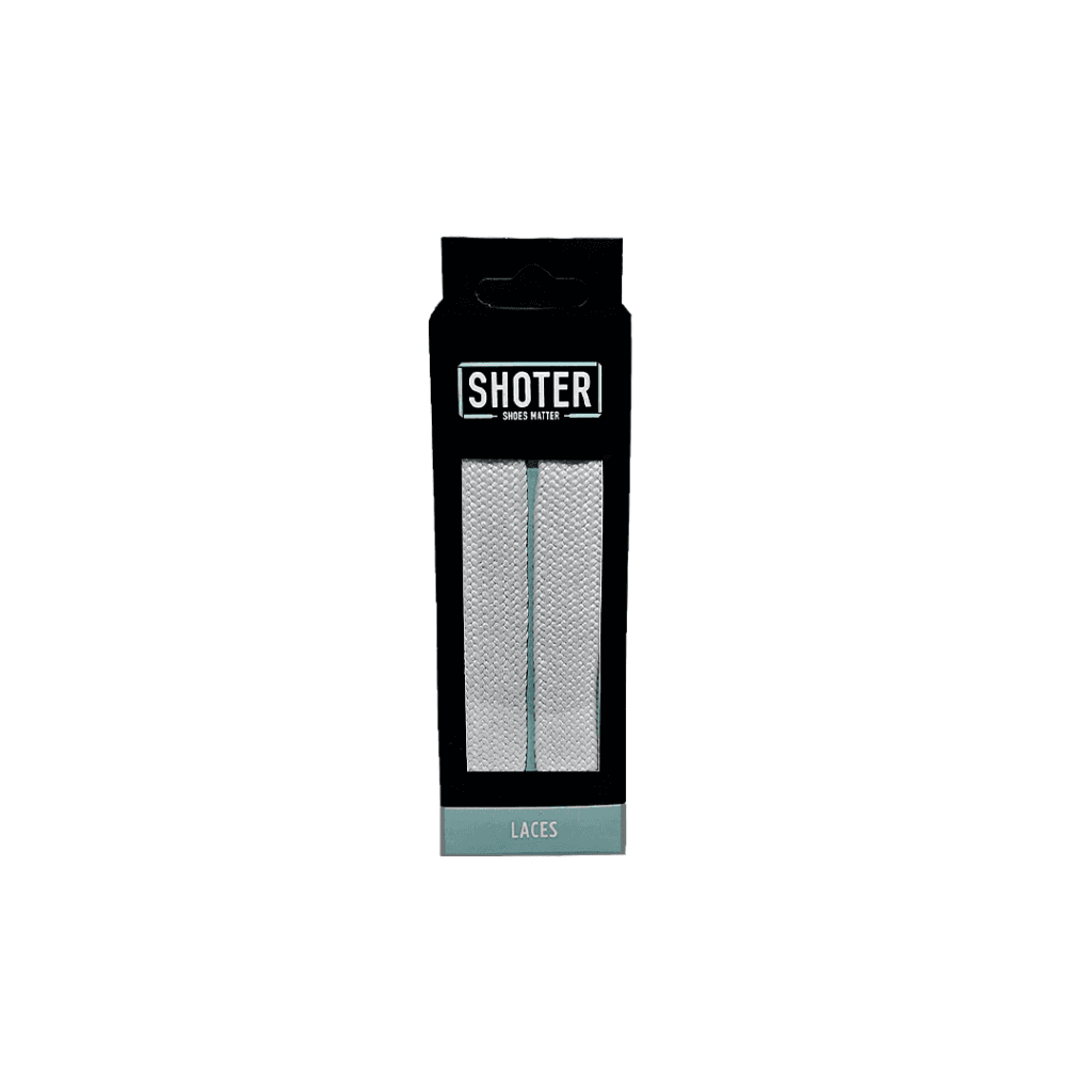 Cordones Shoter Wide Blancos