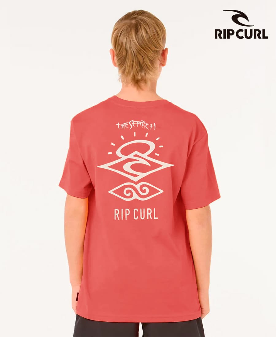 Remera Niño Rip Curl Searcher Icon