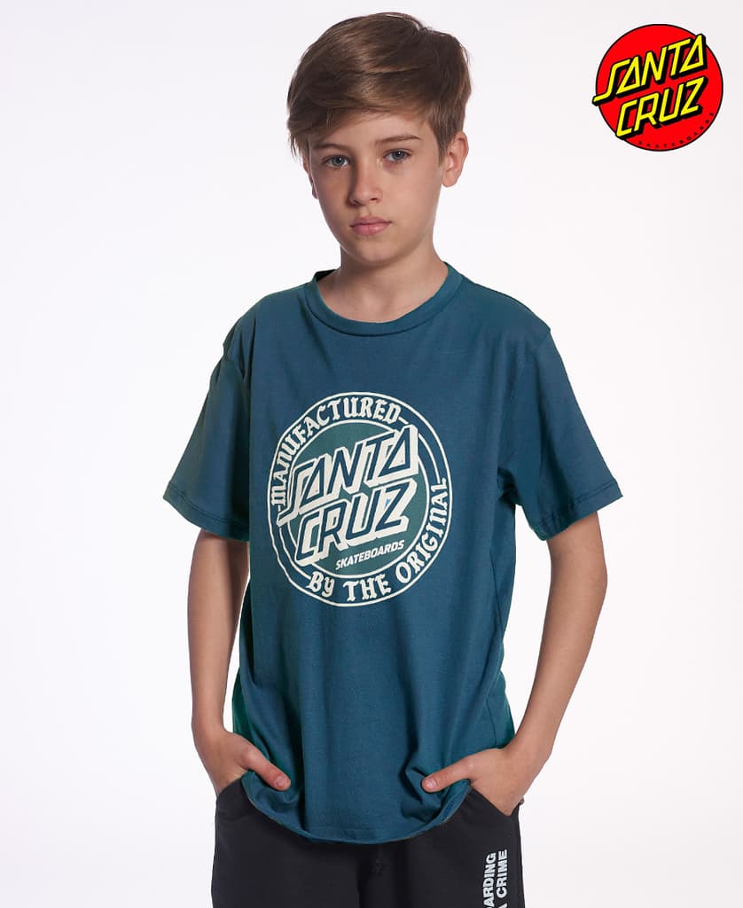 Remera Niño Santa Cruz Logo