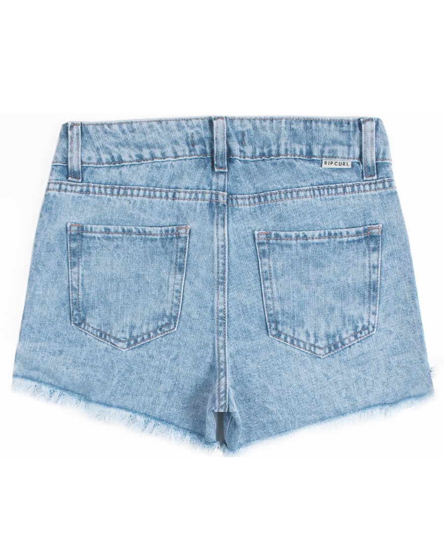 Short Niña Rip Curl Blue Frayed
