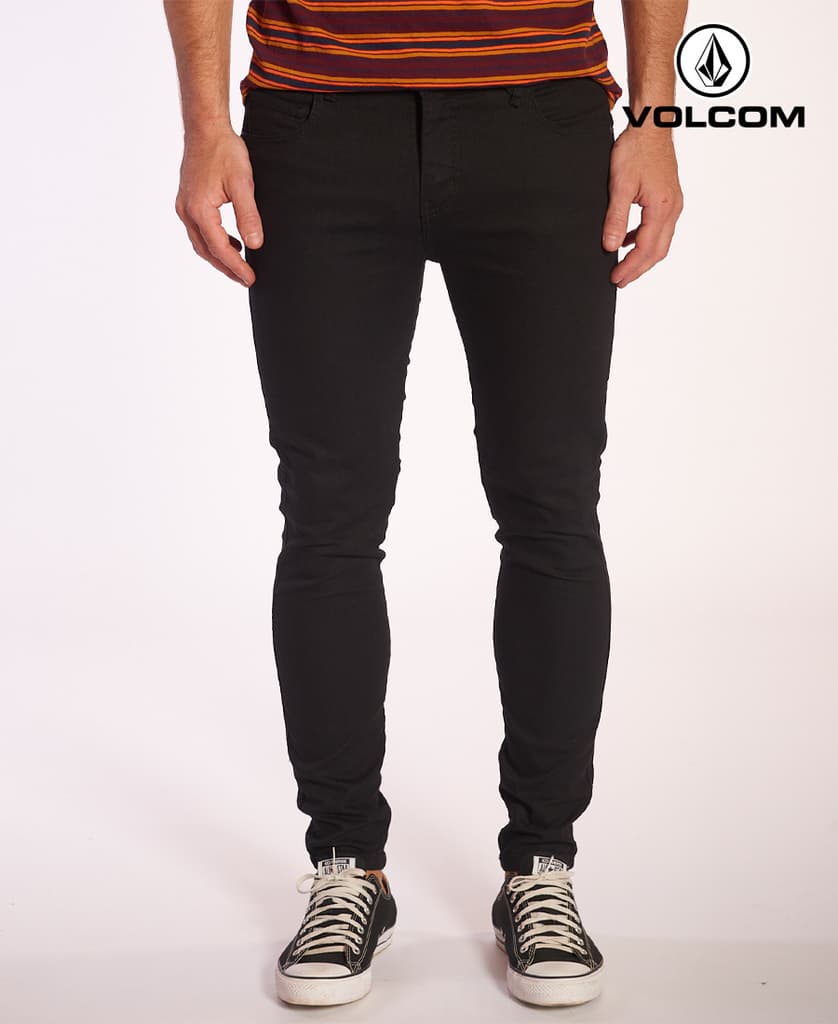 Jean Volcom Skinny Black Stone