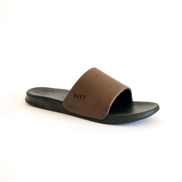 chancla reef leather slide ul