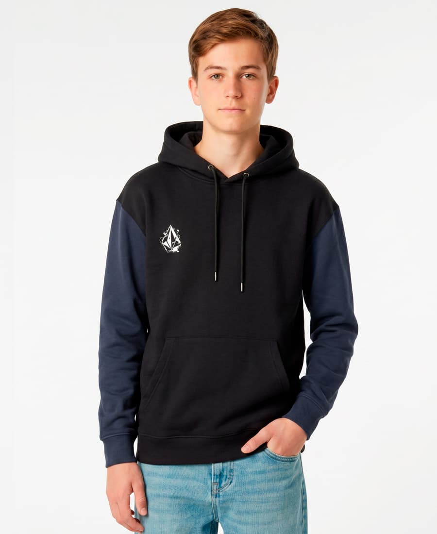 Buzo Canguro Niño Volcom Bat Print