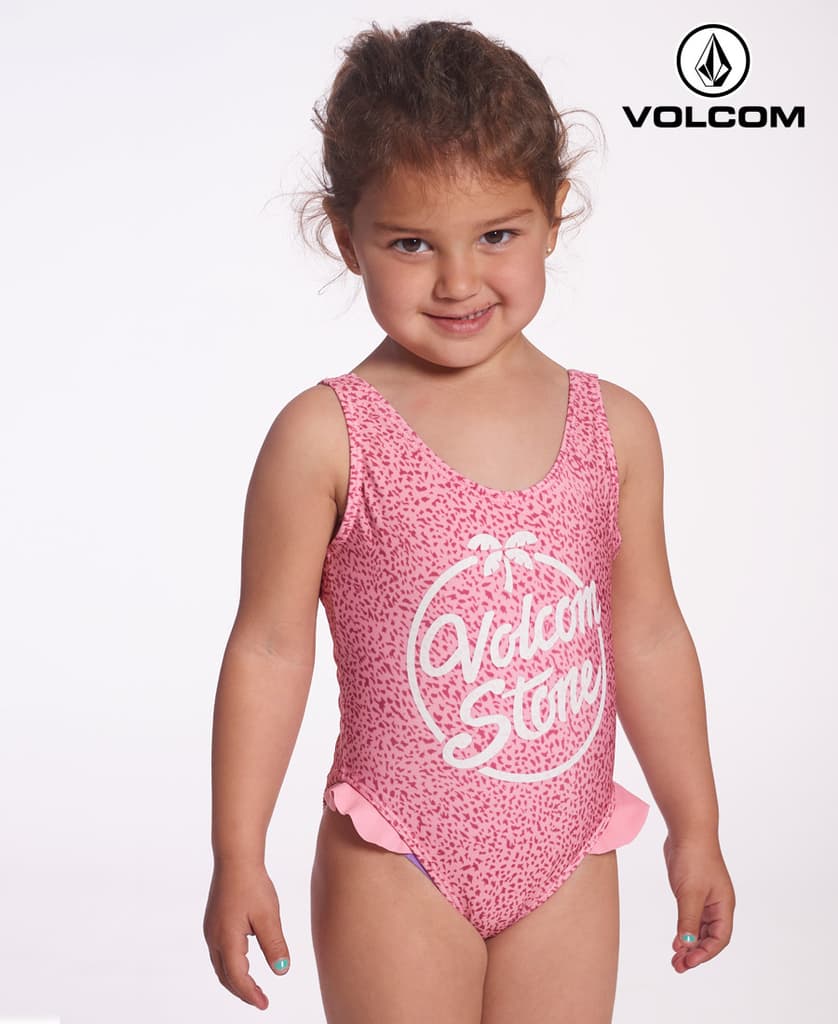 Malla Enteriza Bebe Volcom Pink Leo