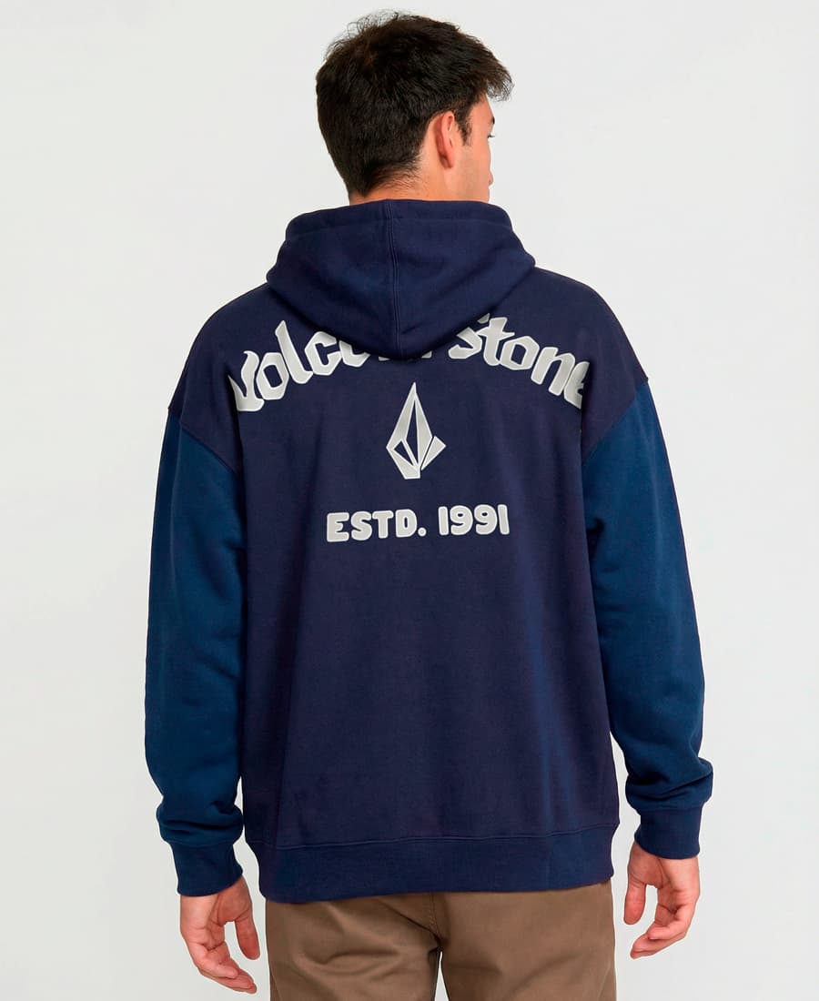 Buzo Canguro Volcom Hood Bat Print