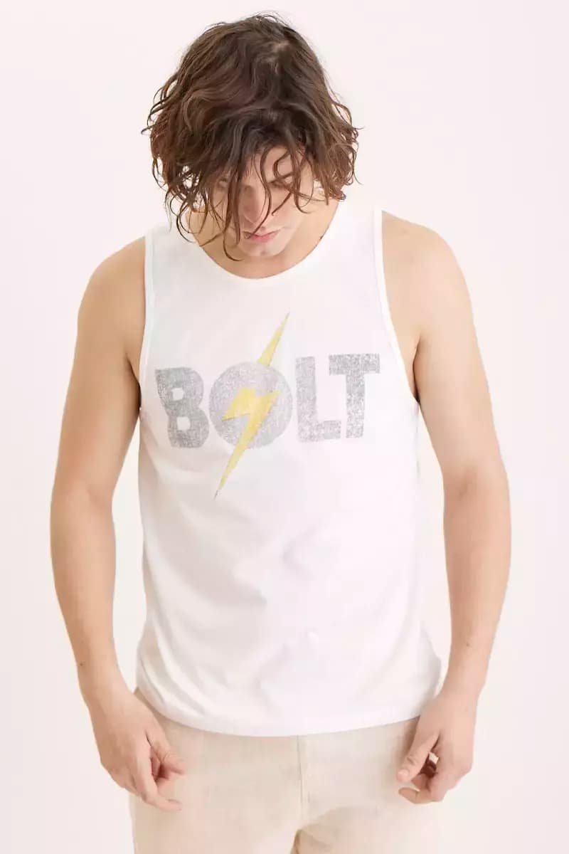 Musculosa Lightning Bolt Marinha
