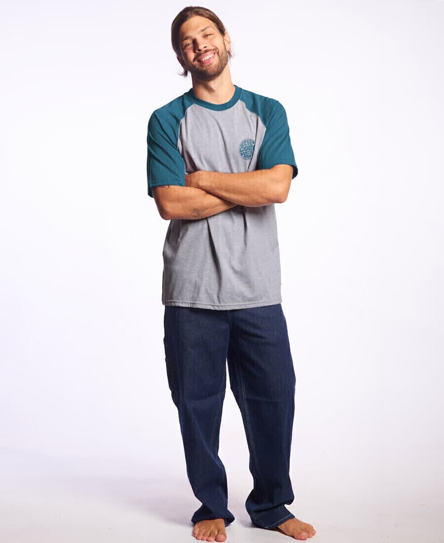 Remera Rip Curl Raglan Surf