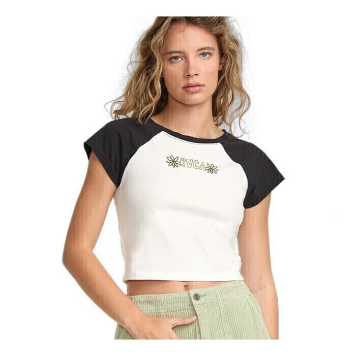 Remera Niña RVCA Baby Raglan