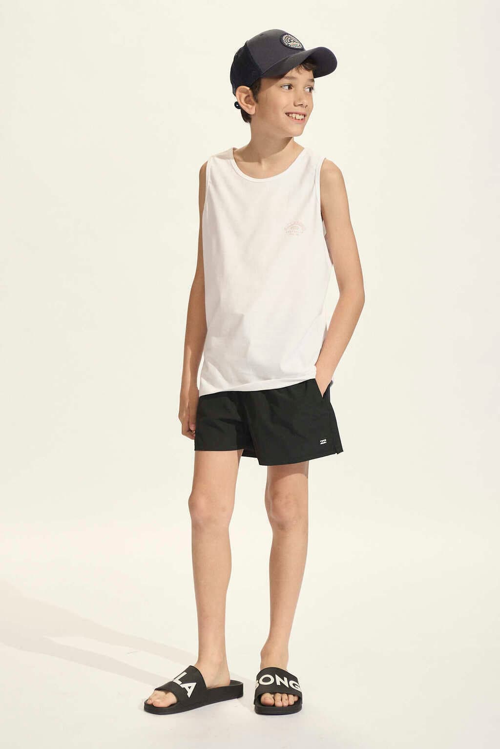 Malla Niño Billabong Core Lb Black