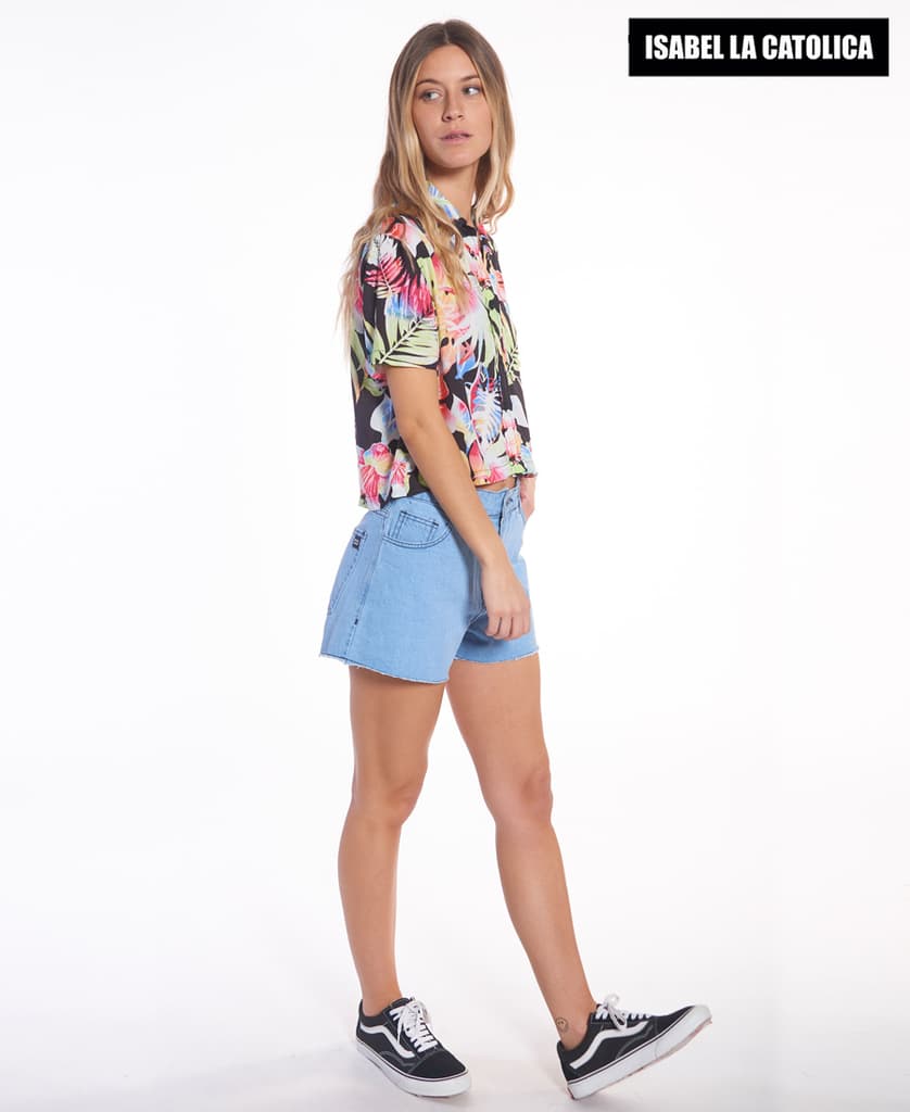 Camisa Mujer Ilc Crop Hot Tropic