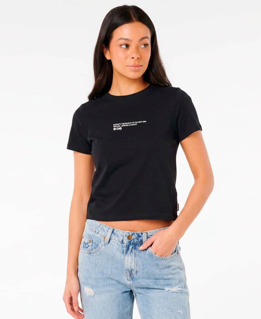 REMERA RIP CURL BABY ICONS PHRASE