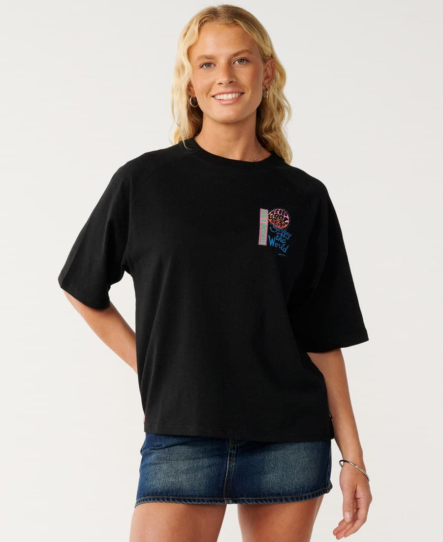 REMERA MUJER RIP CURL THE WORL