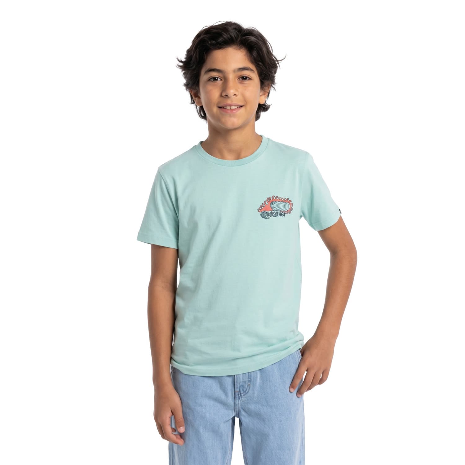 Remera Niño Quiksilver Skeleton Ride