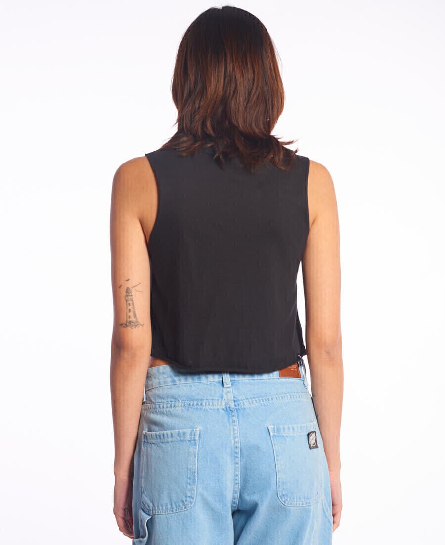 Musculosa Santa Cruz Flaming Dice Dot Front