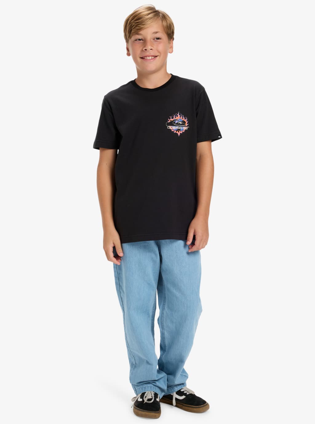 Remera Niño Quiksilver Ev In Flames