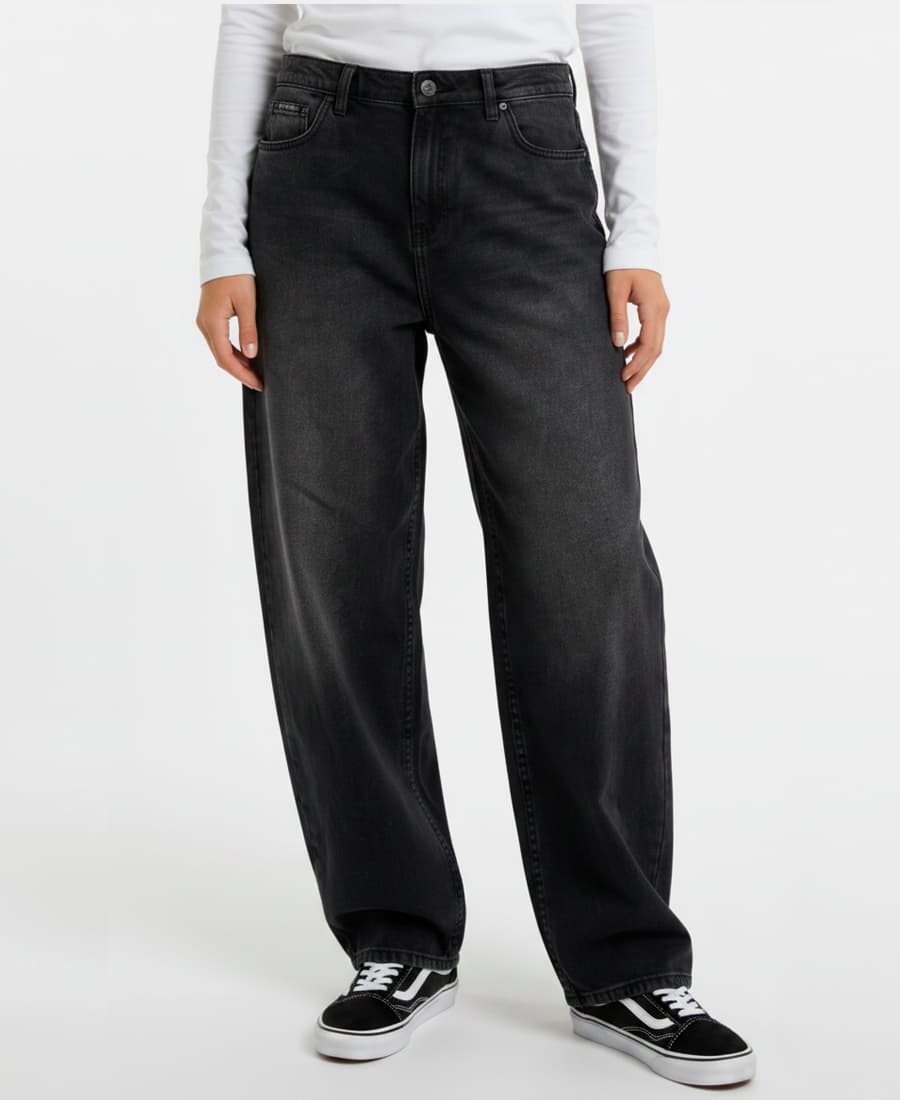 Jean Rip Curl Baggy Mid Black