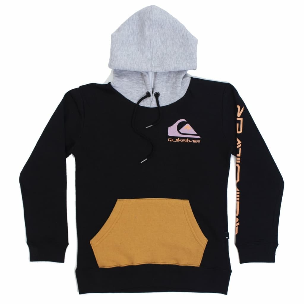 Buzo Canguro Niño Quiksilver Omni Logo Block
