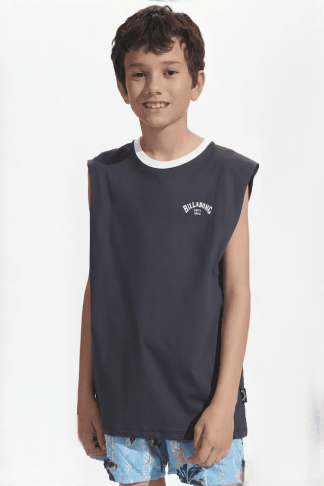 Musculosa Niño Billabong Collar Wave Barrel