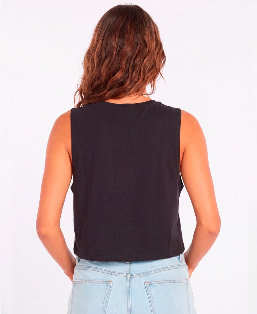Musculosa Volcom Crop Hour Solid