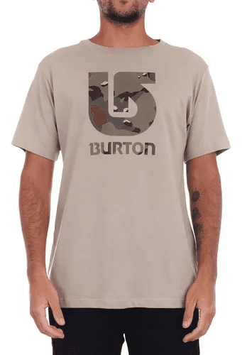 Remera Burton Vertical Fill Logo