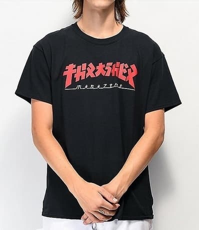 Remera Niño Thrasher Godzilla