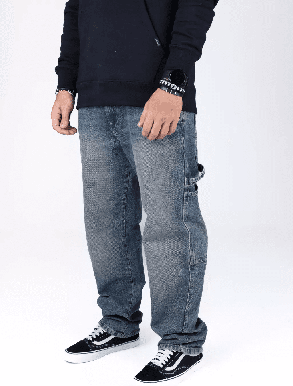 Jean Althon Carpenter Oxido Denim