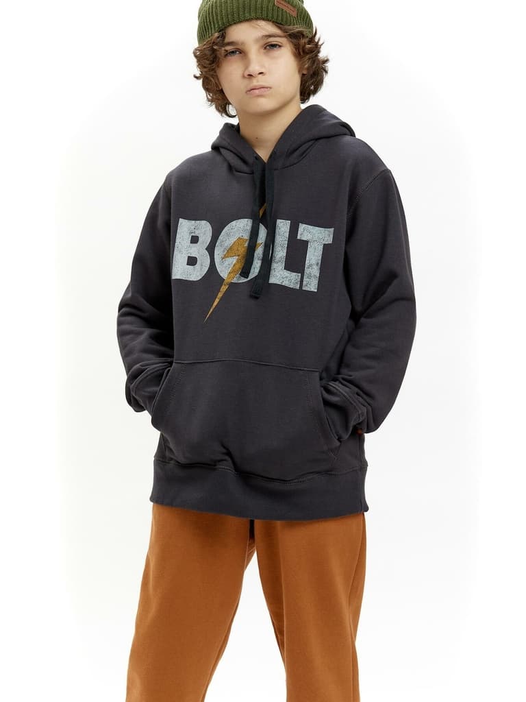 BUZO Canguro Niño Lightning Bolt Marinha