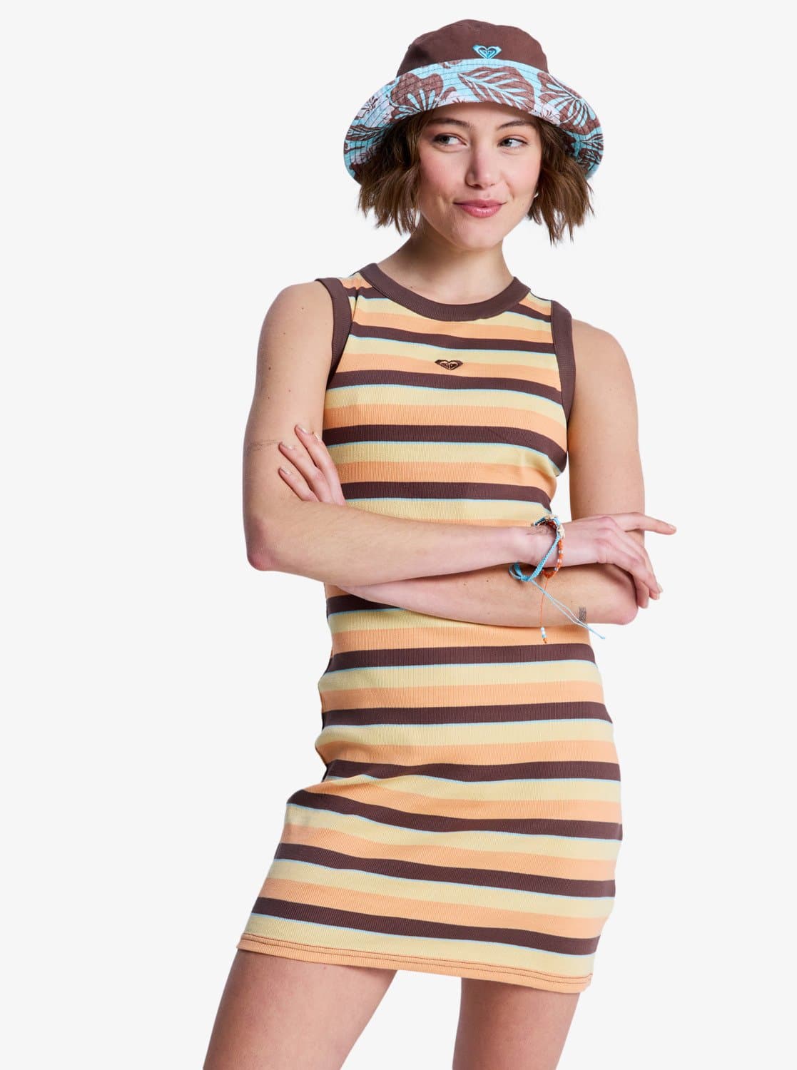 Vestido Roxy Iconic Days Stripe